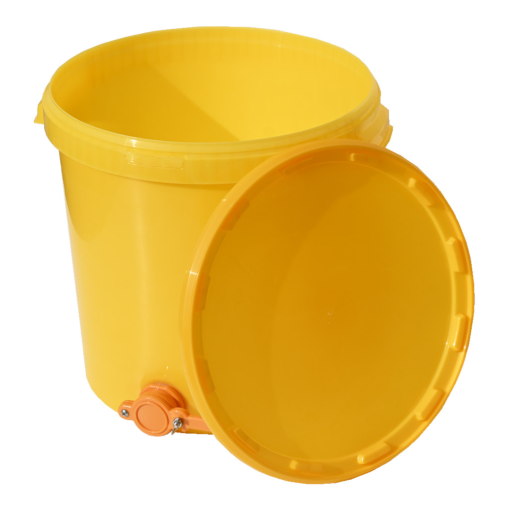 Wiadro plastik z kranem 40 kg