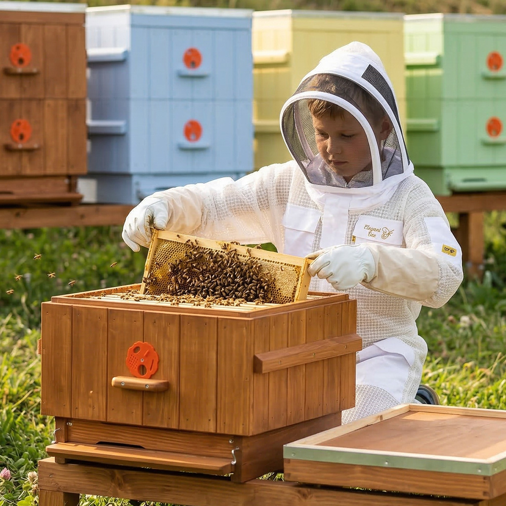 Kombinezon pszczelarski dla dzieci z wentylacją Elegant Bee - S-XXL
