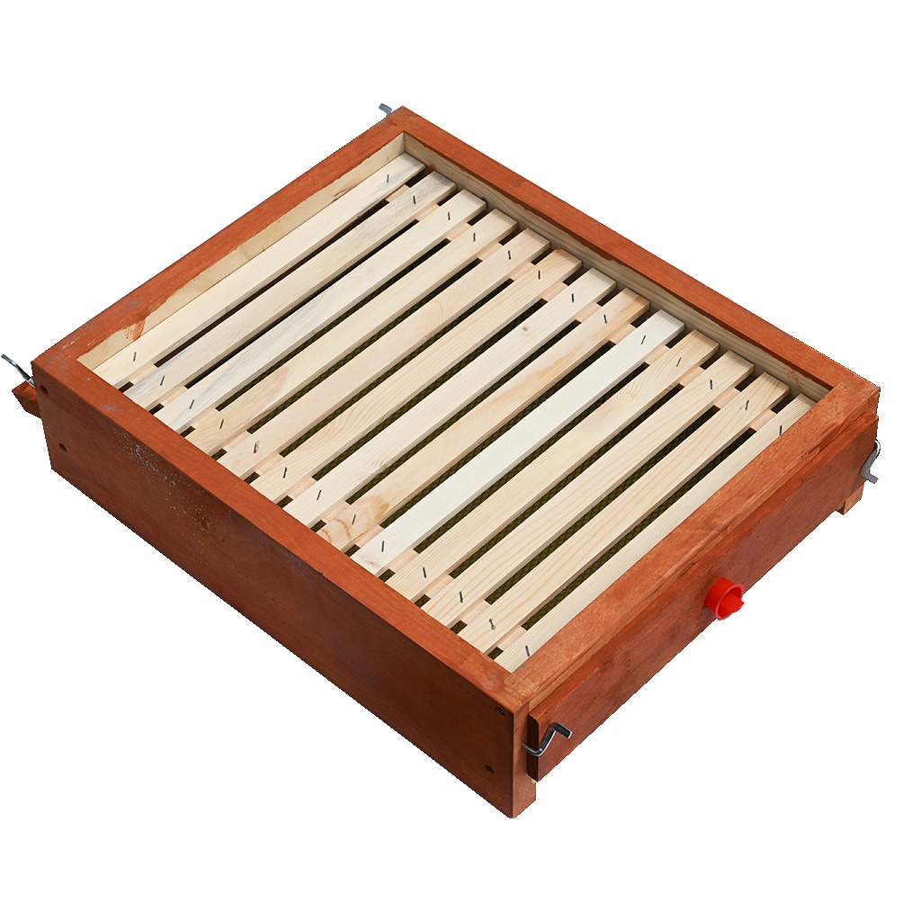Siateczkowa dennica varroa - Langstroth - komplet, malowana