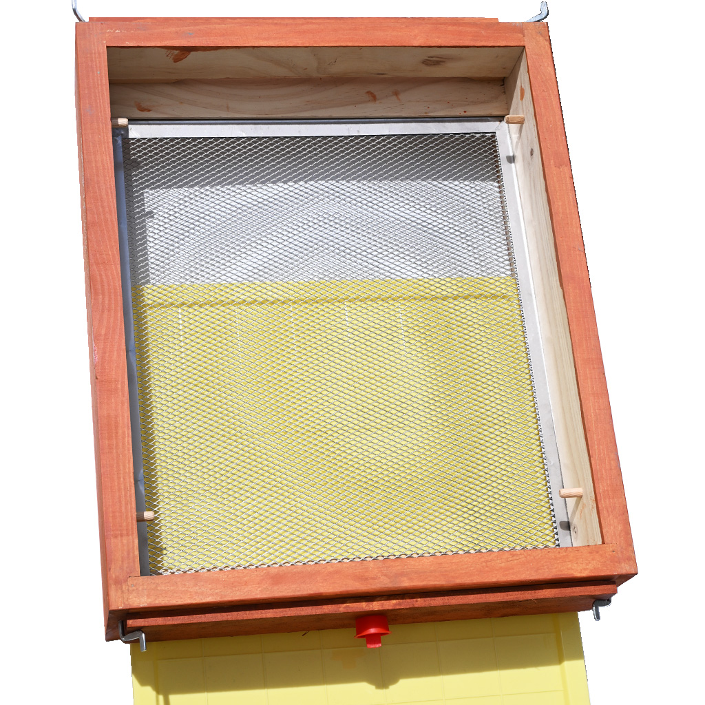 Siateczkowa dennica varroa - Langstroth - komplet, malowana