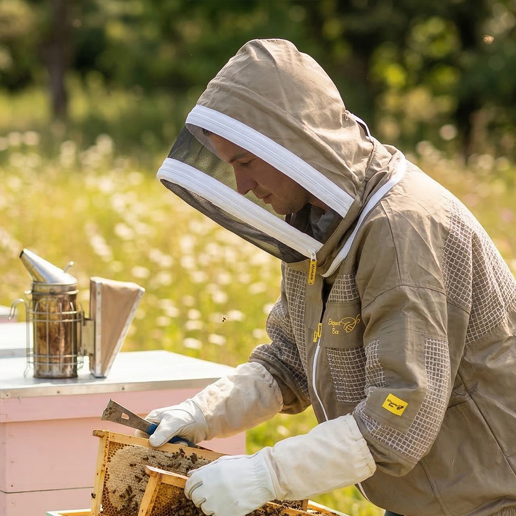Kurtka pszczelarska z częściową wentylacją Elegant Bee - S-XXXXL