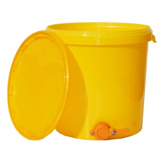 Wiadro plastik z kranem 40 kg 