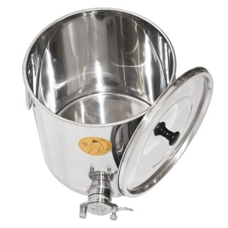 Odstojnik nierdzewny z zaworem nierdzewnym Mellarius MiniLine - 25 kg