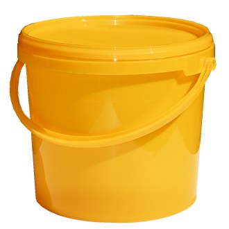 Wiadro do miodu 7 kg - Żółty