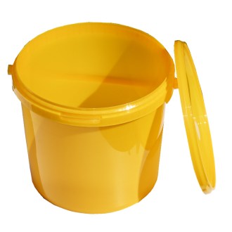 Wiadro do miodu 7 kg - Żółty