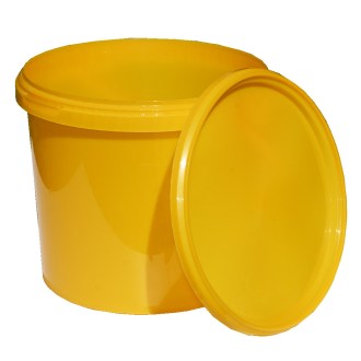 Wiadro do miodu 7 kg - Żółty