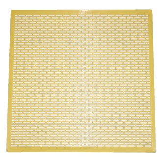 Krata odgrodowa - naprzemienna - plastik lany - 435x435 mm