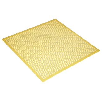 Krata odgrodowa - naprzemienna - plastik lany - 435x435 mm