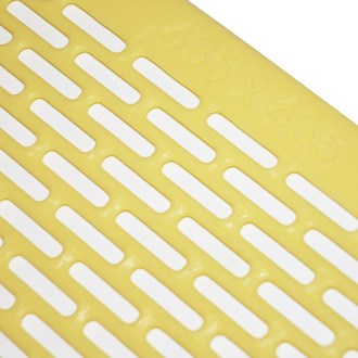 Krata odgrodowa - naprzemienna - plastik lany - 435x435 mm