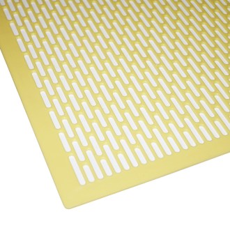 Krata odgrodowa - naprzemienna - plastik lany - 500x500 mm