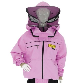 Bluza pszczelarska z kapeluszem - fioletowa - Lysoň, rozmiar: S-XXL