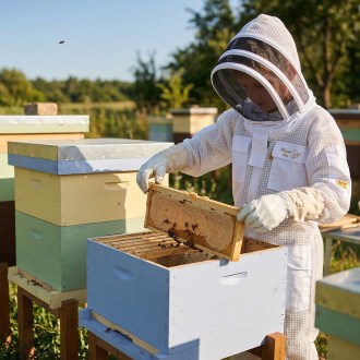 Kombinezon pszczelarski dla dzieci z wentylacją Elegant Bee - S-XXL