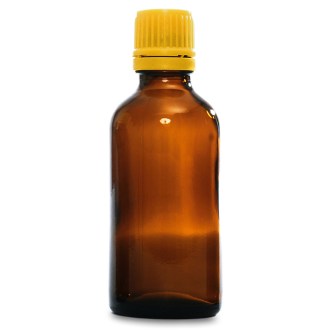 Brązowa szklana buteleczka 50 ml z kroplomierzem