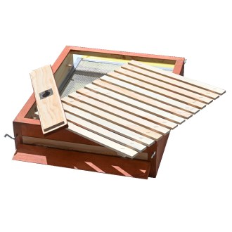 Siateczkowa dennica varroa - Langstroth - komplet, malowana