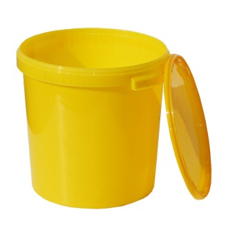 Pojemnik na miód plastikowy 40 kg / 33 l - żółty