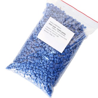 Wosk pszczeli - niebieskie granulki - 500 g