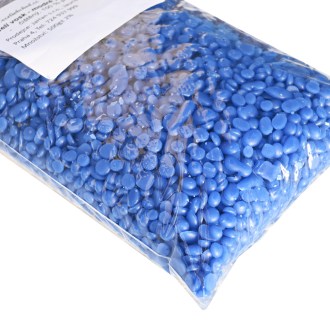 Wosk pszczeli - niebieskie granulki - 500 g