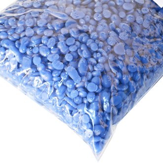 Wosk pszczeli - niebieskie granulki - 500 g