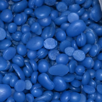 Wosk pszczeli - niebieskie granulki - 500 g