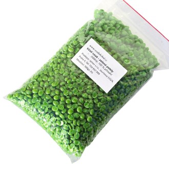 Wosk pszczeli - zielone granulki - 500 g