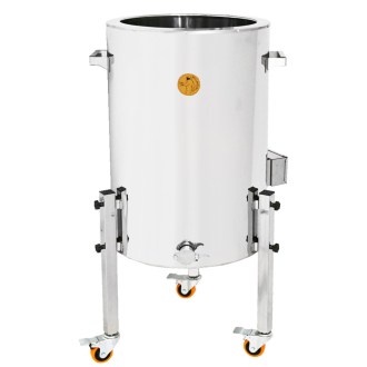 Odstojnik do rozlewania i dekrystalizacji miodu z podgrzewaniem Mellarius MaxiLine 230 V – 185 litrów / 260 kg