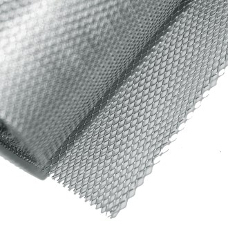 Siatka pszczelarska z blachy aluminiowej ciągniono-rozciąganej, oczko 4 mm, rolka 0,42 × 10 m