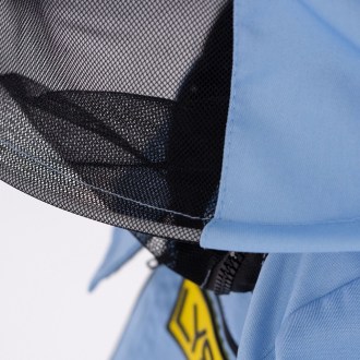 Kombinezon pszczelarski z kapeluszem - niebieski - Lysoň, rozmiar: S-XXXL