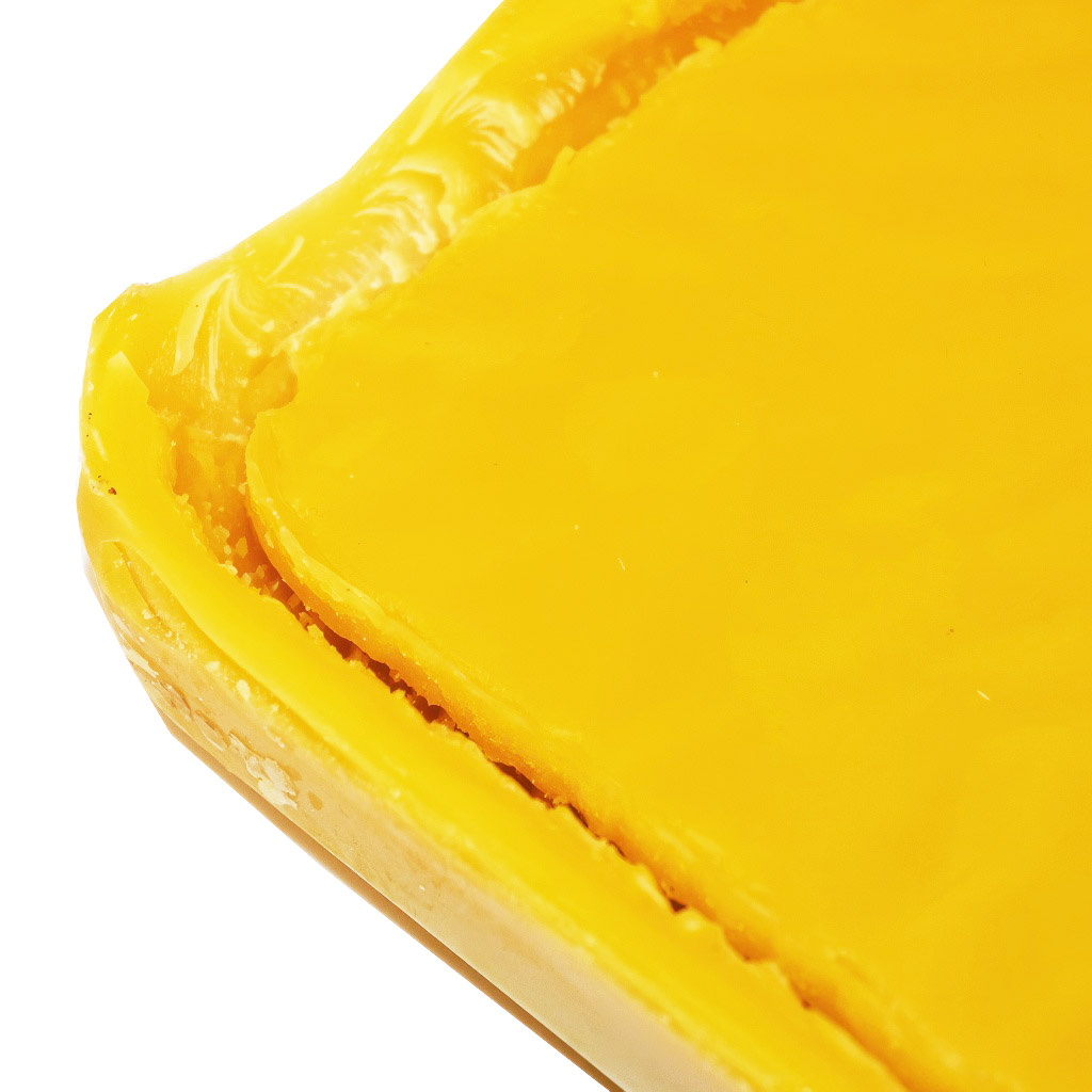 Surowy wosk pszczeli w bloku - 500 g - do produkcji świec