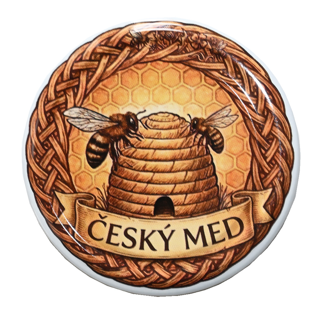 Zakrętka do słoika TO 82 - Czeski miód i ul 700 szt. - cały karton - HOJ3
